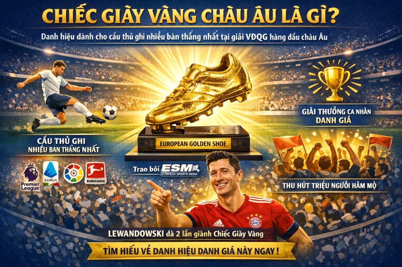 Lewandowski Giành Chiếc Giày Vàng Châu Âu Mấy Lần? Hành Trình Của Máy Ghi Bàn Ba Lan