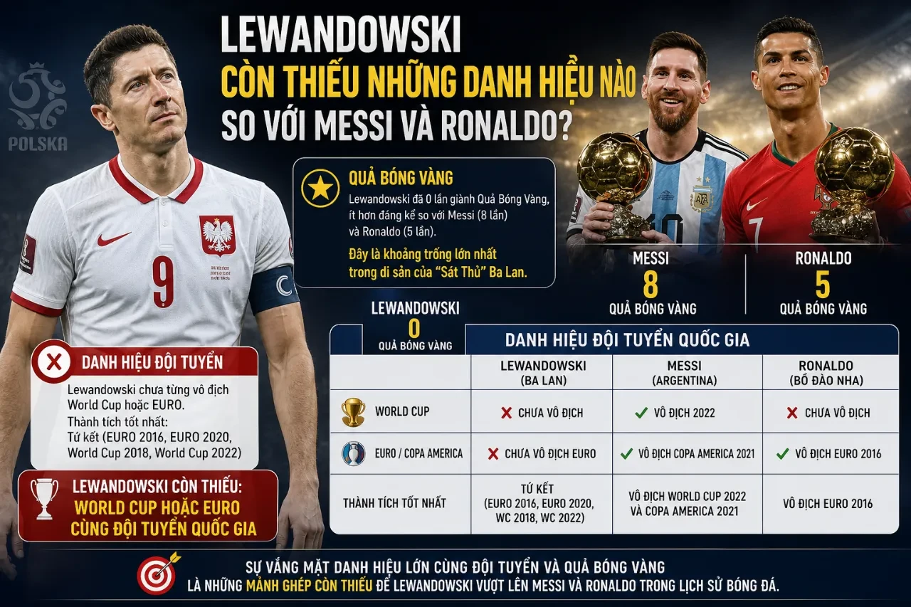 Robert Lewandowski thi đấu cống hiến trong màu áo đội tuyển quốc gia Ba Lan