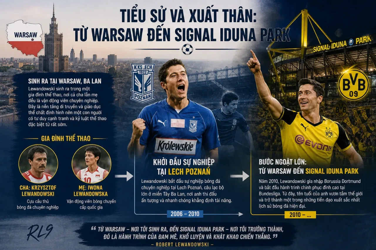 Sát Thủ Vòng Cấm Robert Lewandowski: Hành Trình Chinh Phục Bundesliga Và Champions League Cùng Borussia Dortmund