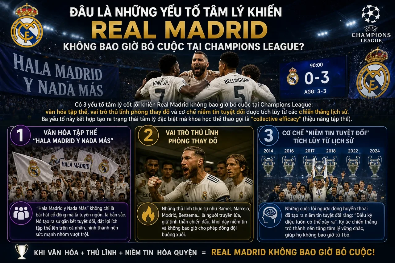 DNA Nhà Vua Châu Âu: Bí Mật Đằng Sau Bản Sắc Chinh Phục Champions League Của Real Madrid