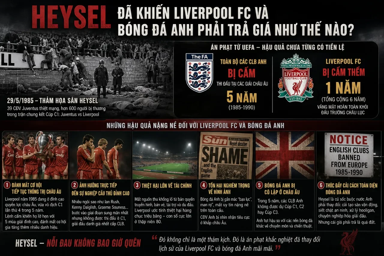 Sân vận động Heysel sau vụ sụp đổ khán đài