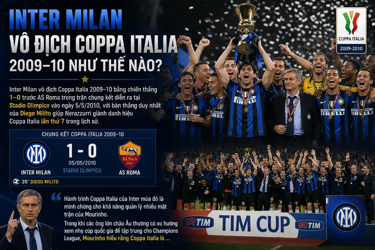Cú Ăn Ba Vĩ Đại 2010: Inter Milan Chinh Phục Treble Lịch Sử Cùng Mourinho Như Thế Nào?