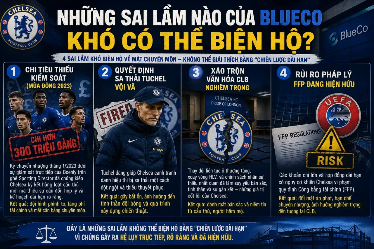 Giải Mã Triết Lý Quản Trị Chelsea: Mô Hình BlueCo Của Todd Boehly & Clearlake Capital — Tham Vọng Hay Sai Lầm?