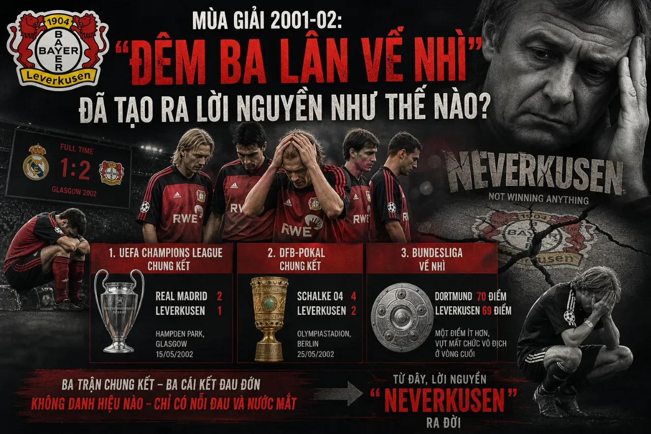 Neverkusen Là Gì? Hành Trình Phá Bỏ Lời Nguyền Để Bayer Leverkusen Trở Thành Winnerkusen
