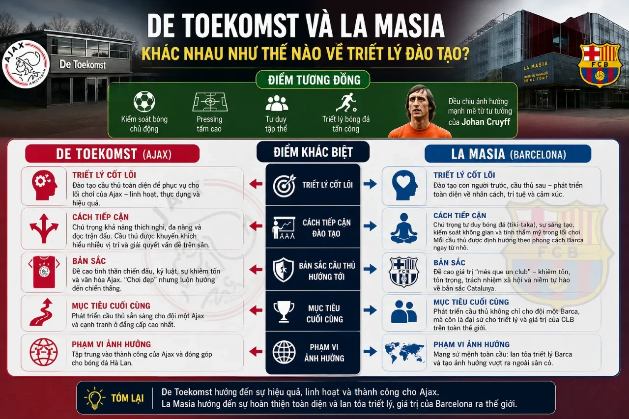 Học Viện De Toekomst: Khám Phá Quy Trình Ươm Mầm Ngôi Sao Trẻ Đỉnh Cao của Ajax Amsterdam
