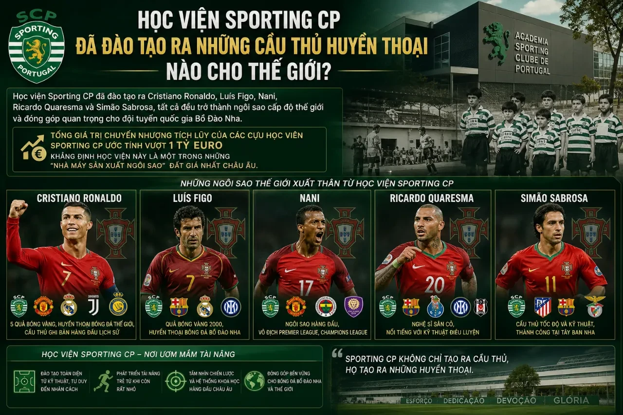 Thống Kê Thành Tích CLB Sporting CP: Danh Hiệu, Kỷ Lục & Hành Trình Chinh Phục Vinh Quang
