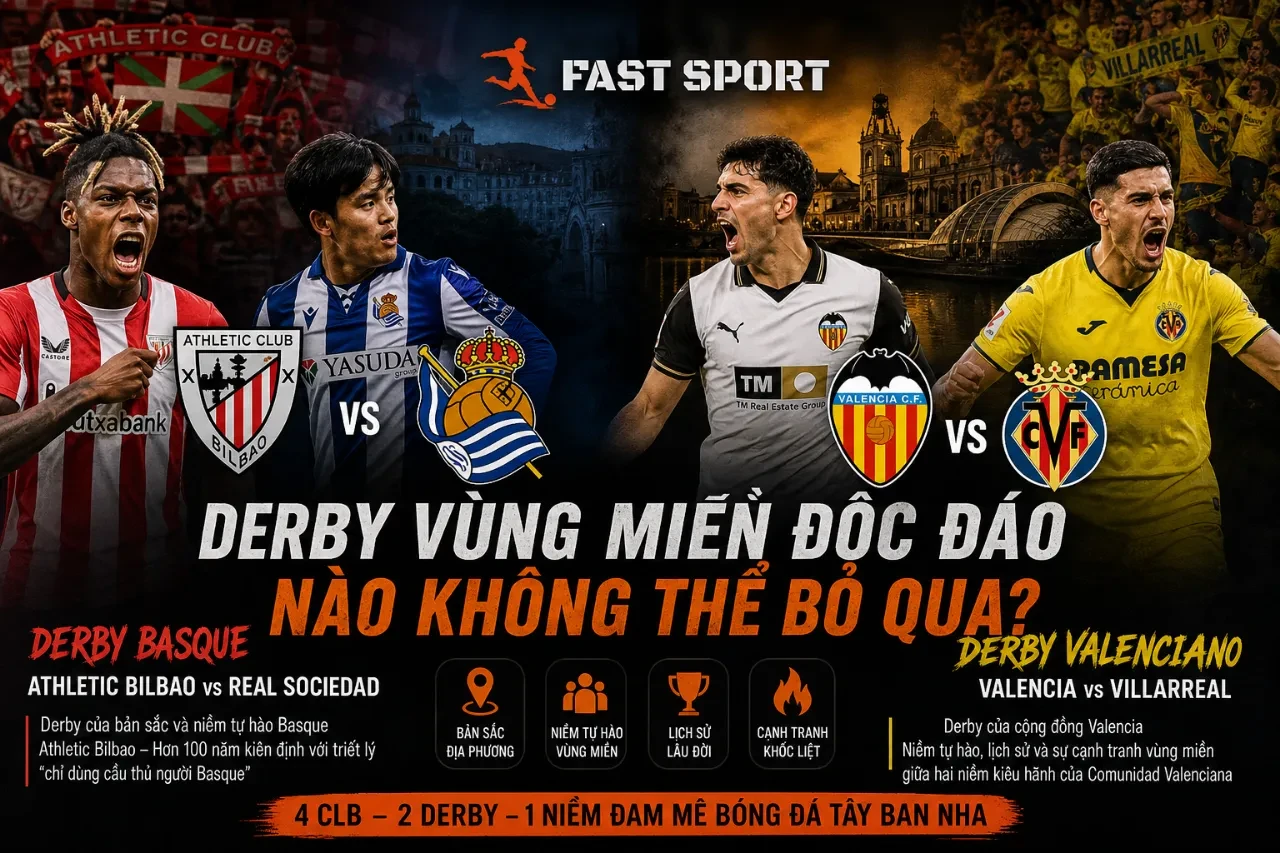 Cận cảnh màn trình diễn xếp tifo rực rỡ mang đậm căn tính văn hóa độc lập của người hâm mộ xứ Basque