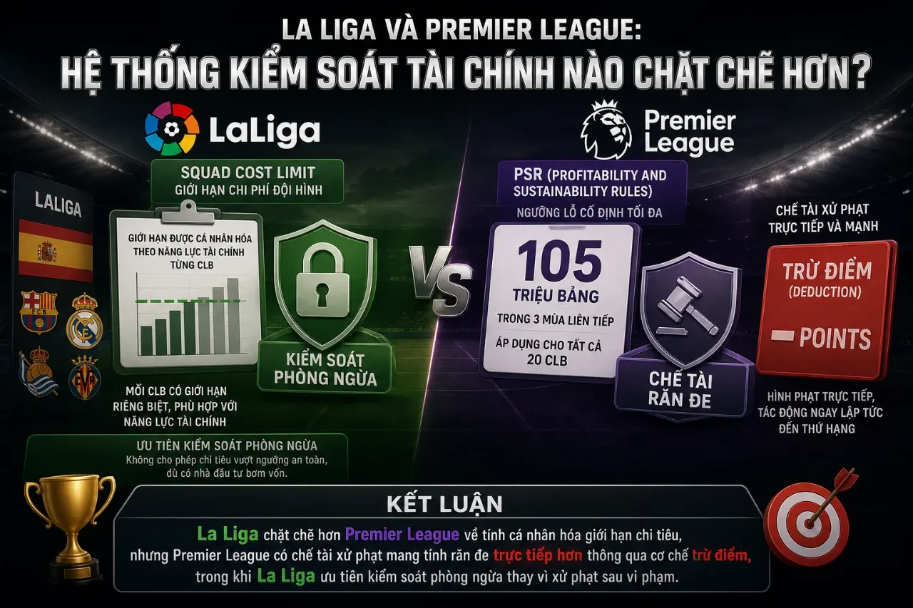 Giải Mã Mô Hình Tài Chính La Liga: Cấu Trúc Sở Hữu CLB và Cơ Chế Giới Hạn Lương Hoạt Động Ra Sao?