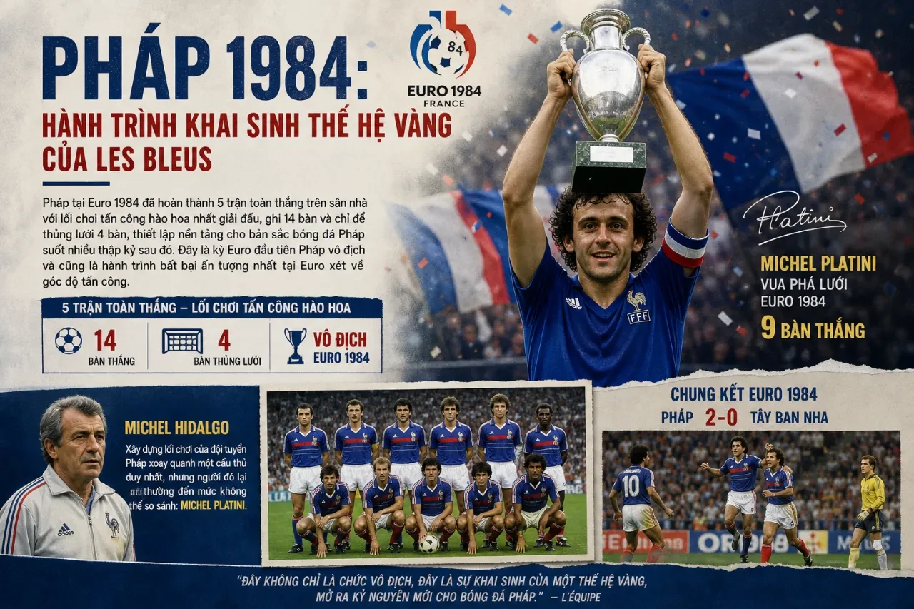 Pháp 1984: Hành Trình Khai Sinh Thế Hệ Vàng Của Les Bleus