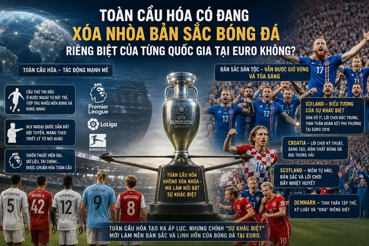 Giải Mã Bản Sắc Bóng Đá và Văn Hóa Cổ Vũ Đặc Trưng Của Mỗi Quốc Gia Tại Đấu Trường UEFA Euro