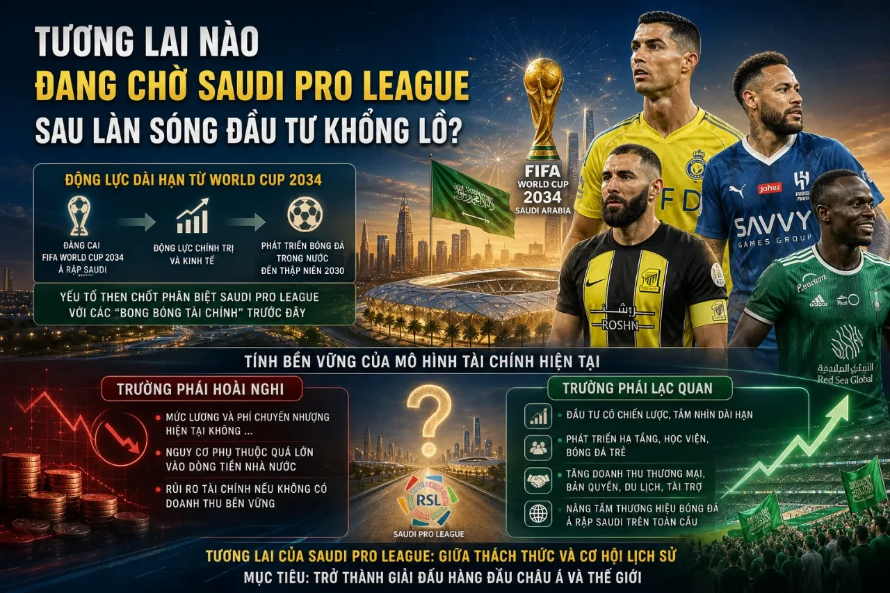 Giải Mã Saudi Pro League: Bảng Xếp Hạng, Thành Tích Đối Đầu & Toàn Cảnh Lịch Sử Vô Địch Từ 1976 Đến Nay