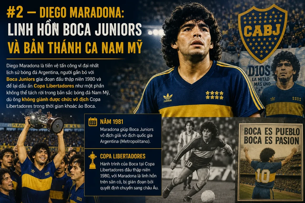 Top 10 Huyền Thoại Vĩ Đại Nhất Từng Đăng Quang Tại Copa Libertadores — Những Bất Tử Của Bóng Đá Nam Mỹ