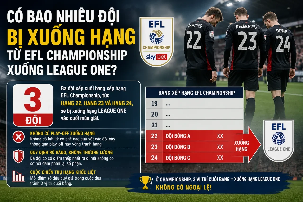 EFL Championship Mùa Giải Mới: Danh Sách 24 Đội Bóng, Lịch Thi Đấu và Cơ Chế Thăng Hạng Lên Premier League