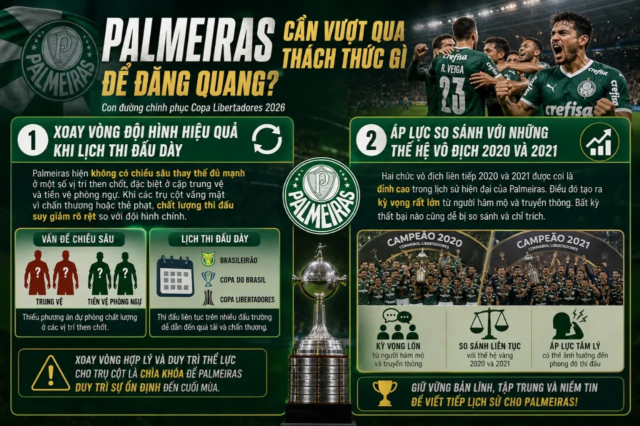 Đánh Giá Phong Độ Các Ứng Viên Vô Địch Copa Libertadores 2026: Flamengo, Palmeiras Hay River Plate Sẽ Đăng Quang?
