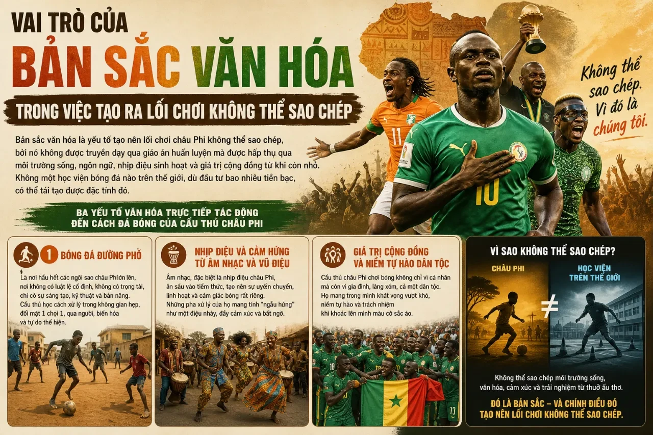 Khám Phá Triết Lý Bóng Đá Châu Phi & Văn Hóa Cổ Vũ Độc Bản Làm Nên Hồn Cốt AFCON