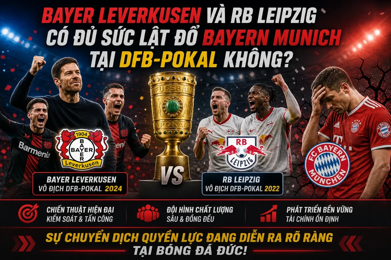 Bảng Thành Tích Các Câu Lạc Bộ tại DFB-Pokal: Ai Thống Trị Cúp Quốc Gia Đức Nhiều Nhất?