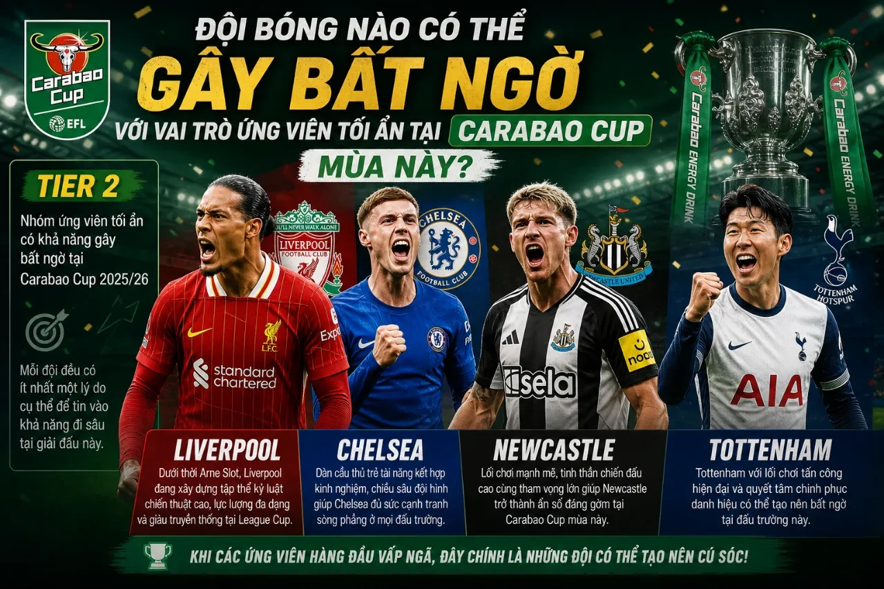 Xếp Hạng Sức Mạnh Đội Hình Các Ứng Viên Vô Địch Carabao Cup 2025/26: Arsenal Hay Man City Mạnh Hơn?