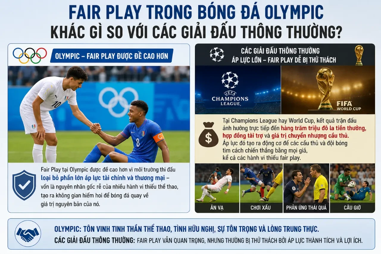 Khoảnh khắc cầu thủ hai đội tuyển bắt tay nhau thân thiện thể hiện nét đẹp thể thao cao thượng