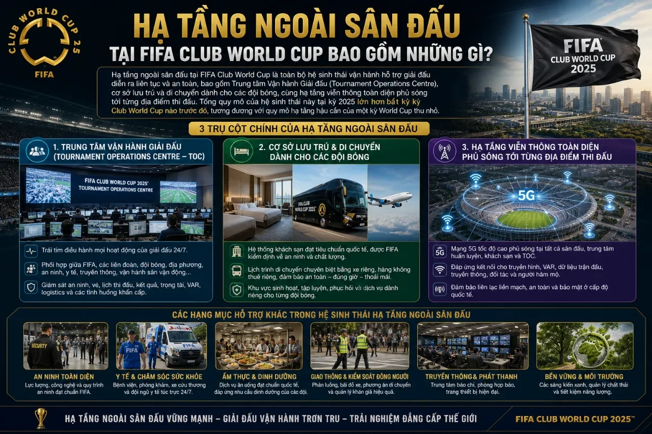 Hệ thống máy tính và màn hình giám sát trung tâm tại phòng điều hành giải đấu thế giới