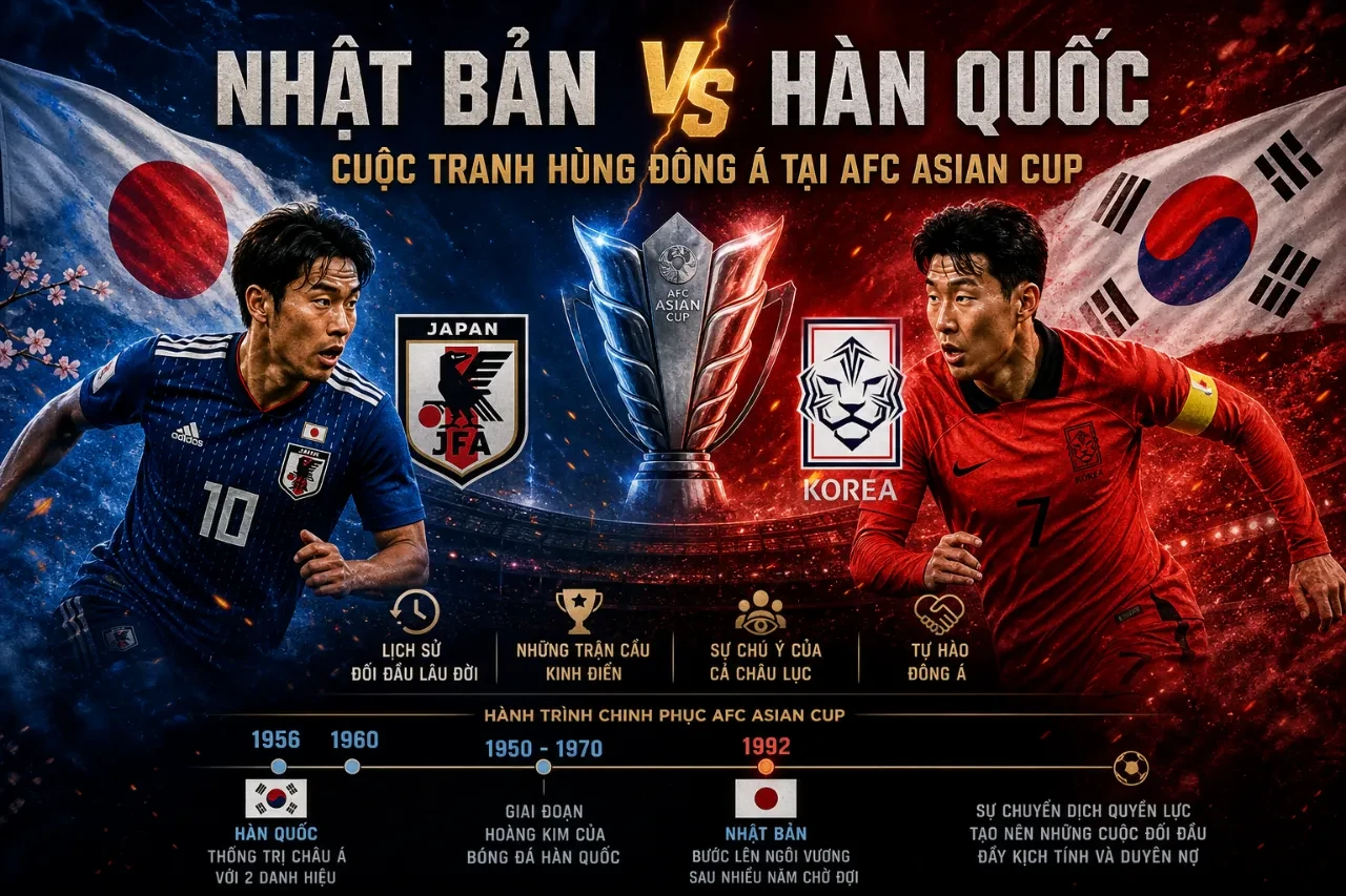 Top 10 Trận Derby & Đại Chiến Kinh Điển Nhất Lịch Sử AFC Asian Cup