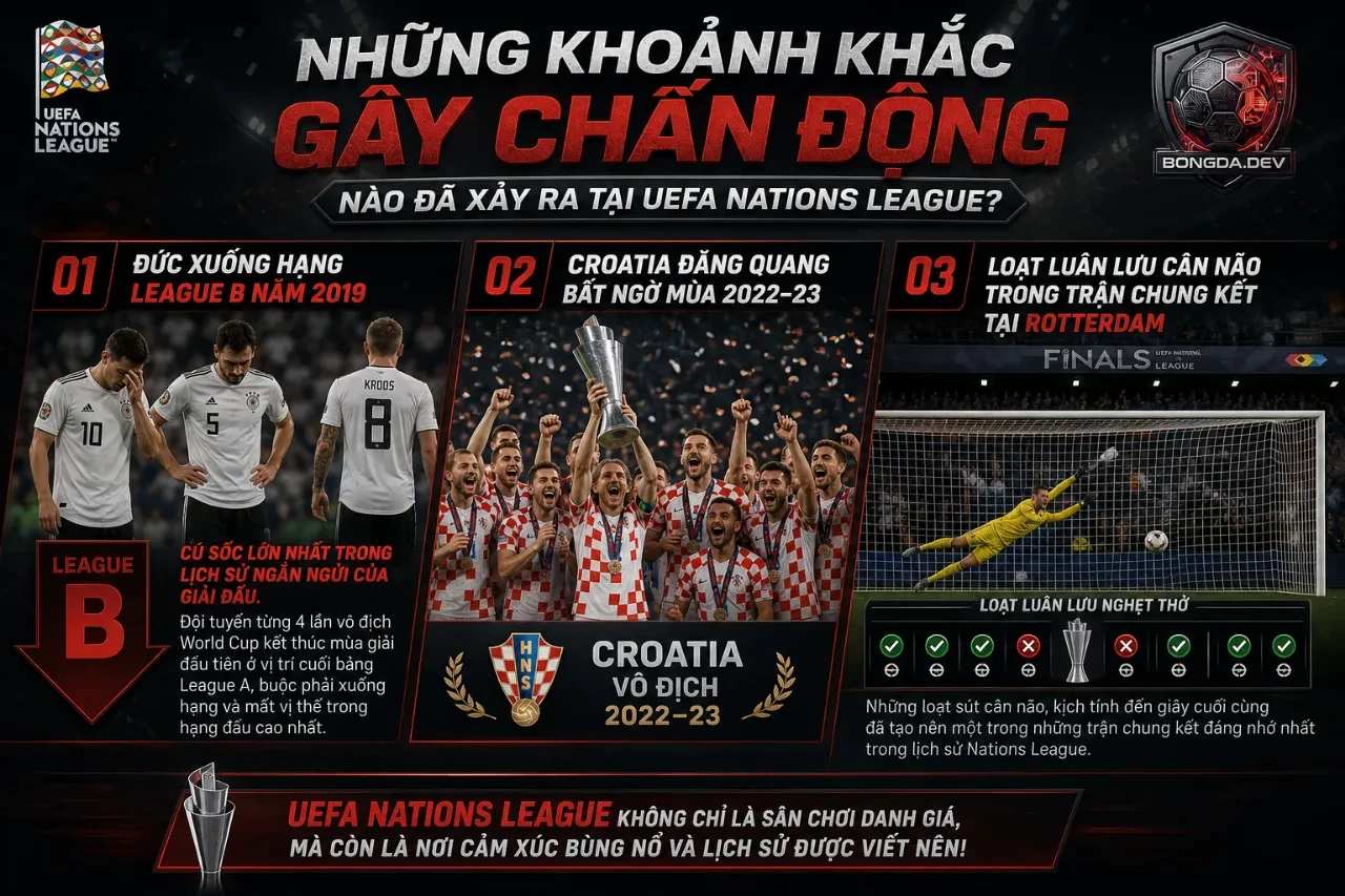 Tổng Hợp Danh Sách Nhà Vô Địch UEFA Nations League Qua Các Mùa Giải (Cập Nhật 2025)