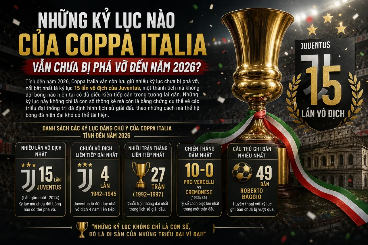 Giải Mã Hành Trình 100 Năm Coppa Italia: Từ Khai Sinh Đến Những Thời Kỳ Vàng Son Của Calcio