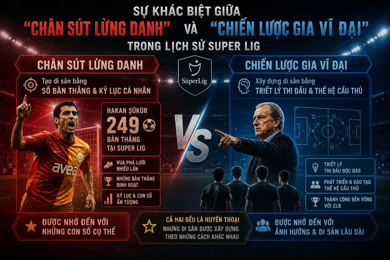 Top 10 Huyền Thoại Bất Tử Của Super Lig: Từ Những Chân Sút Lừng Danh Đến Chiến Lược Gia Vĩ Đại Nhất Lịch Sử
