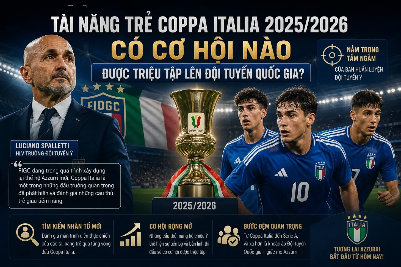 Điểm Danh Đội Hình & Những Tài Năng Trẻ Đang Tỏa Sáng Tại Coppa Italia 2025/2026