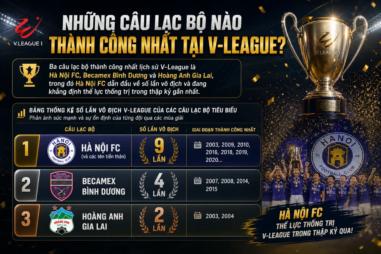 Cầu thủ các câu lạc bộ hàng đầu ăn mừng chiến thắng trong trận cầu đỉnh cao V-League